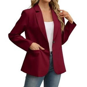 Banana Republic Burgundy Blazer